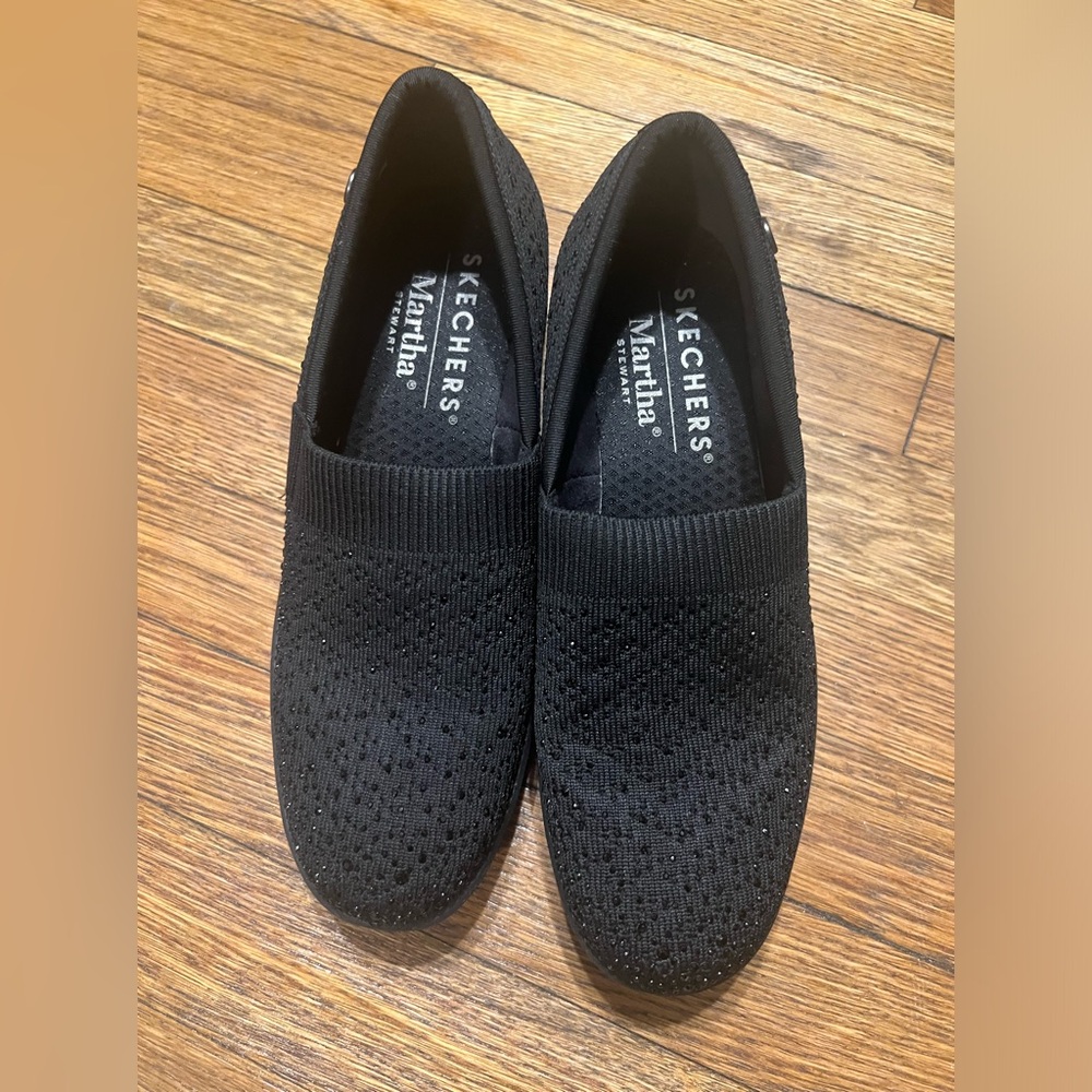 Black Martha Stewart Sketchers Reflection